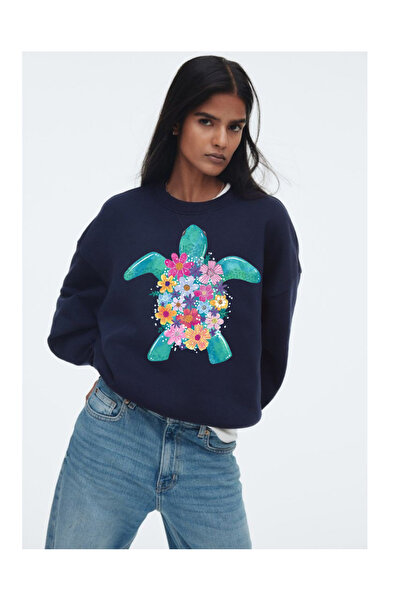 Tubinyoo سويت شيرت مطبوع عليه زهور كاريتا