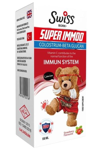 SWISS Bork Super Immoo Colostrum Beta Glucan 150ml : 02/2026