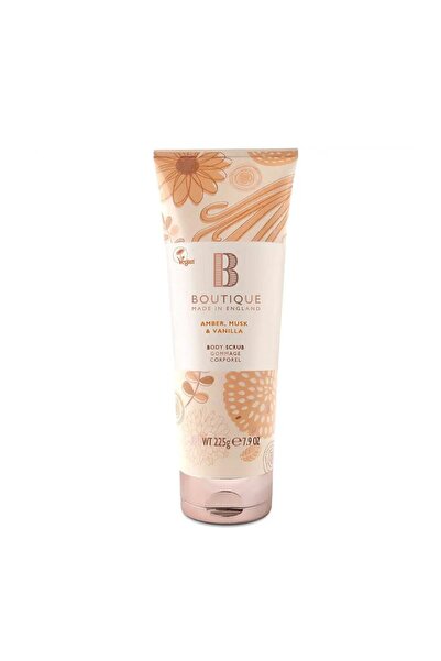 Boutique بوتيك عنبر مسك و فانيلا سكراب للجسم 225جم