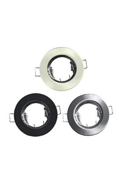 Klaus Round Recessed Spot Mr16 Iron + Silver, KE36604C (2/100/200)