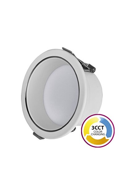 Klaus Recessed Spot With Anti Glare Protection 7W 80Lm/W Iron Body 160-265V Ip20, KE36632