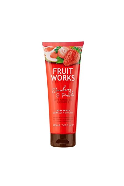 Fruit Works فروت ووركس بخلاصة الفراولة سكراب للجسم 225 مل