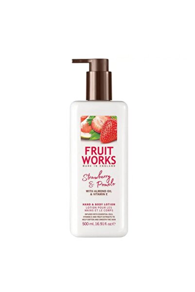 Fruit Works فروت ووركس لوشن جسم بخلاصة الفراولة 500 مل