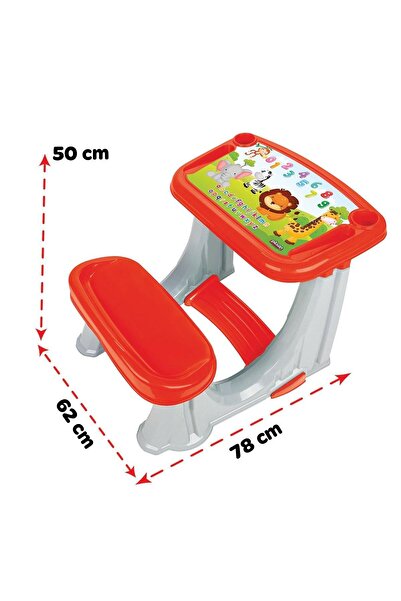 PİLSAN SMART STUDY TABLE RED 03 364