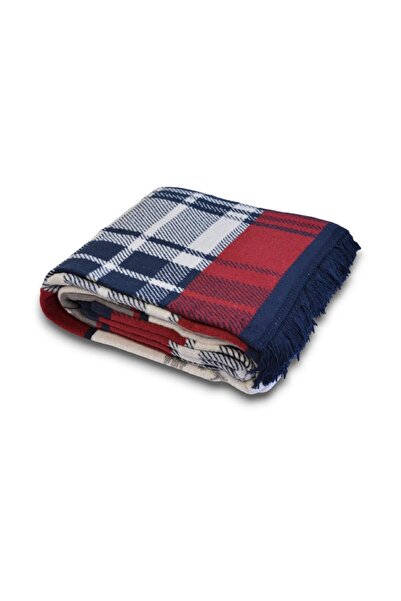 Romans Christmas Themed Cotton - Double-Sided - Single Blanket 150X200 cm - Model: Sorbier