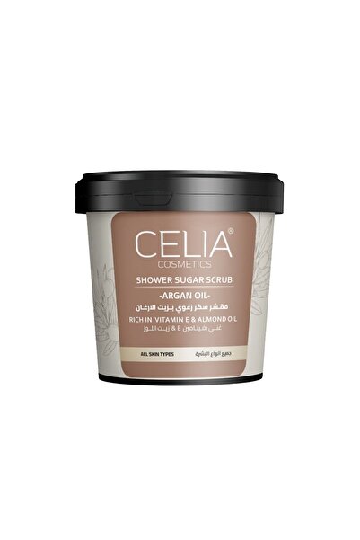 CELIA COSMATICS سيليا مقشر الجسم بالسكر الرغوي بزيت الأرغان 600 جرام