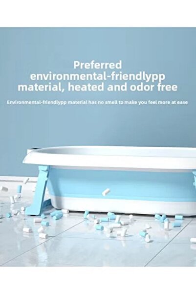 Fun Moment Foldable baby bathtub with thermometer