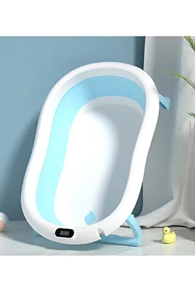 Fun Moment Foldable baby bathtub with thermometer