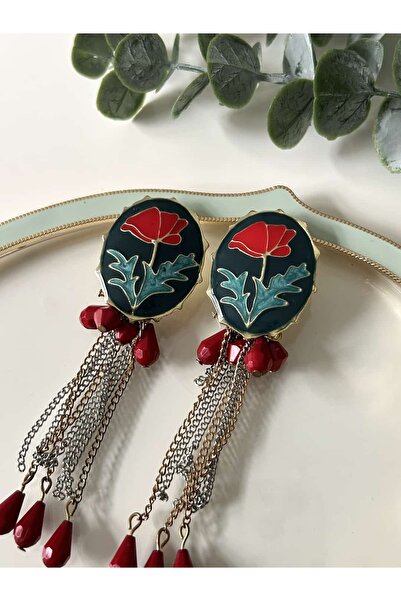 Lavin Accessoriess Brand Model Tulip Detailed Earrings