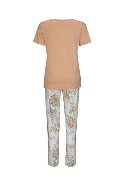 GOLDENBAY Pyjama Begonia Schlafanzug Schlafmode Bequem