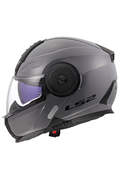 LS2 Scope 2 Çene Açılır Motosiklet Kaskı Nardo Gri
