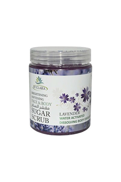 ST CLARA مقشر السكر للوجه والجسم بخلاصة اللافندر من سانت كلارا