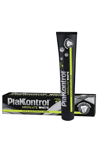 PlaKKontrol Pasta de dinti Carbune Efect Albire Naturala Black 75ml Italy