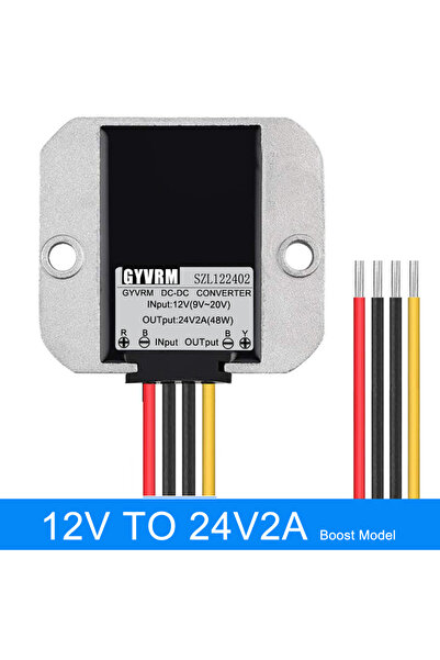 Choice1 محول تيار مستمر رافع للجهد من 12 فولت إلى 24 فولت بقدرة 72 واط، يعمل ...