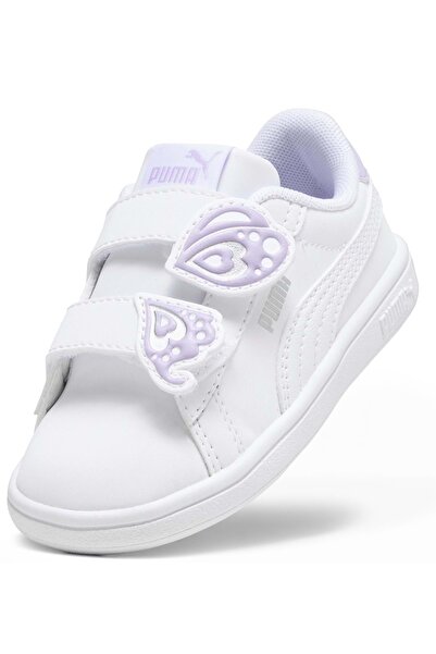 Puma Smash 3.0 Bfly V Inf 394804 Baby Orthopedic Sports Shoes White