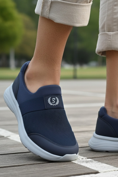 Ekonomik Ayakkabı Black Sea Slip-On Men'S/Casual Sports Shoes - Mesh (Non-Sli...