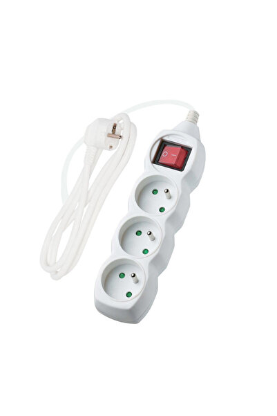 Other Prelungitor cu întrerupător, 3 prize, alb, 15 m ONNLINE