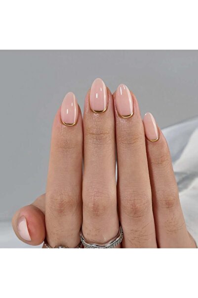 GLAMZONE Goldie Lines PRESS-ON NAIL KIT