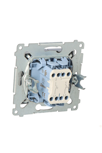 Other Double pushbutton without pictogram 10 AX matt silver Simon54