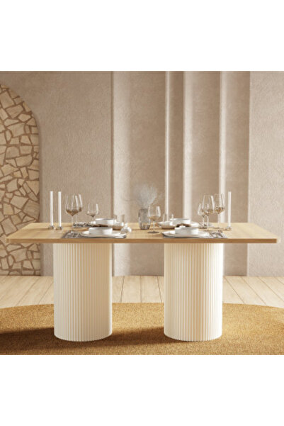 MallDeco Masă de dining Bohem Plus