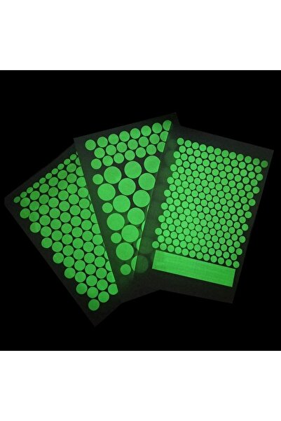 LUXER Stickere perete Glow in the dark Luxer, Buline Fosforescente, 3 folii, ...