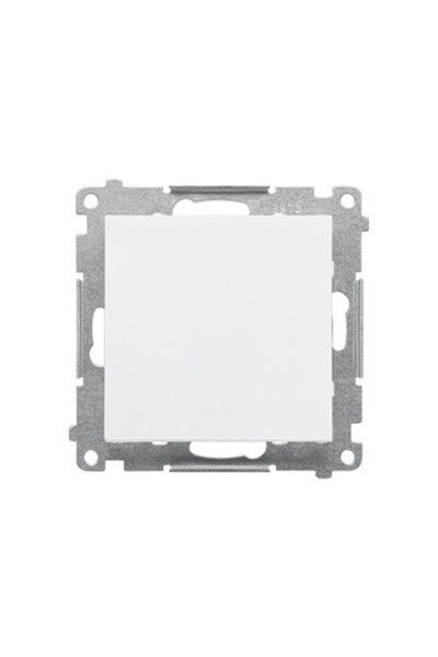 Other Single pushbutton without pictogram module 10 AX 250 V quick connectors Matte white SIMON55