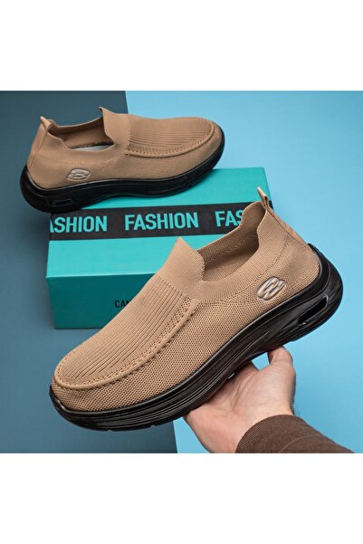 Modlet.ro Men's khaki chunky sole sneakers MOD13194