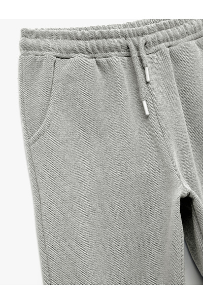 Koton Basic Sweatpants with Pockets and Lace-Up Waist