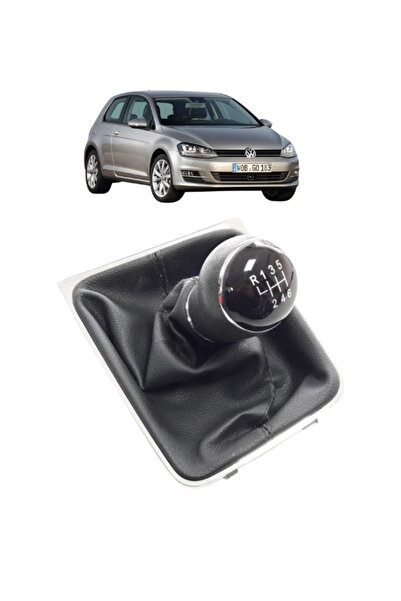 Genel Markalar Golf 7 2013-2017 Vites Topuzu Ve Körüğü Kromlu 6 Vites Benzinl...