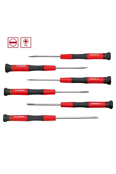 Gedore Red R38005906 Elektronikçi Tornavida Seti 6 Parça (3301351)