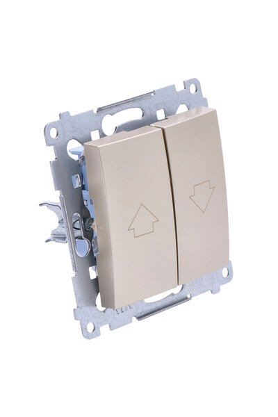 Other Shutter button with electric lock for simultaneous activation 10 AX matte gold Simon54