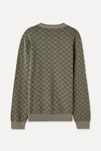 Mudo Jacquard Cycling Collar Sweater