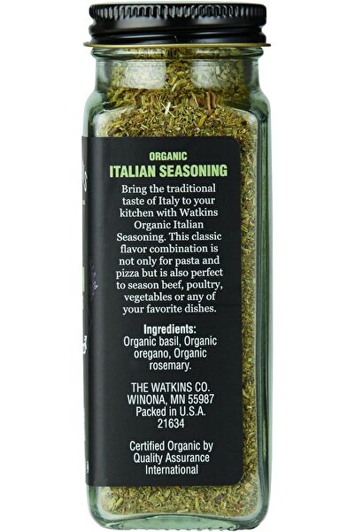 Watkins Pub Ltd Watkins Gourmet Organic Spice Jar, Italian Seasoning, 1.1 Oz