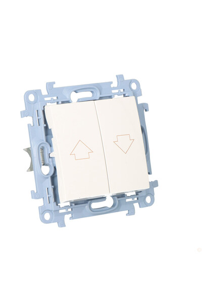 Other Shutter button module 10 A 250 V screw terminals white Simon10