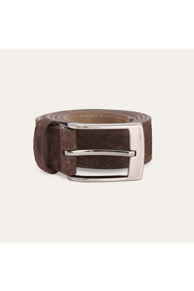 Mudo Suede Textured Genuine Leather Belt