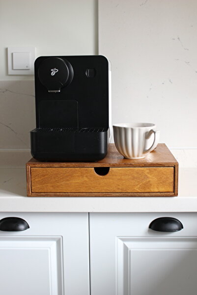 bevorev KAPSÜL KAHVE STANDI ORGANİZER RAF MEŞE