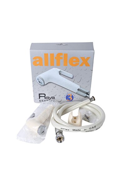 ALLFLEX All Flex Raya Shattaf Bidet Spray Shower with Flexible Hose and Hook