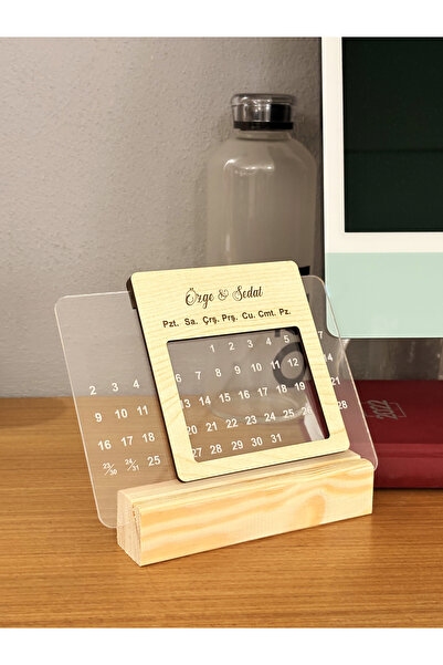 photonom Şeffaf Pleksi Takvim / Zamansız Takvim