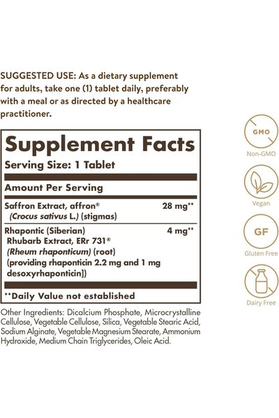 Solgar Menopause Relief - 30 Tablets - Helps Relieve Hot Flashes, Exhaustion, Irritability, Sleep Di