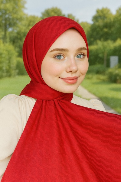 VIEN POLO Şal din bumbac model Waterway – Confort în patru anotimpuri