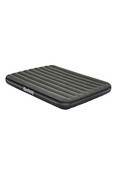 TSUMAB Bestway Double Inflatable Air Mattress – Durable Flocked Sleeping Bed for Home & Camping