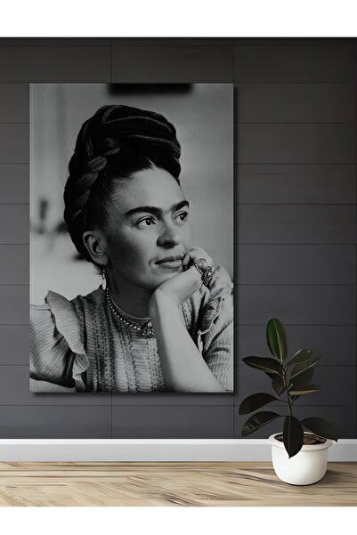 Teona Ahşap Dekoratif Ahşap Dikdörtgen Tablo Frida Kahlo