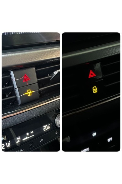 GUNTURKCAR Skoda Scala/Kamiq dörtlü tuşu ve kapı kilit tuşu