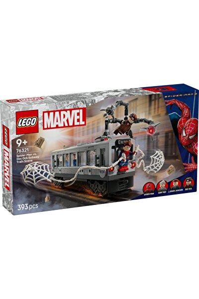 LEGO Marvel БИТКА НА ПОКРИВА НА ВЛАКА МЕЖДУ СПАЙДЪР-МЕН И ДОК ОУК 76321