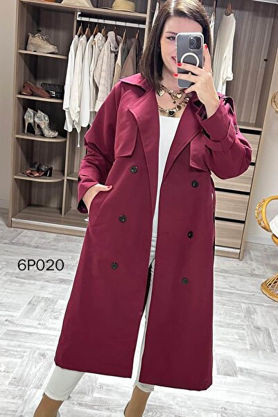 İnce Topuk Prive Seri Apoletli Torino Trençkot 6p020