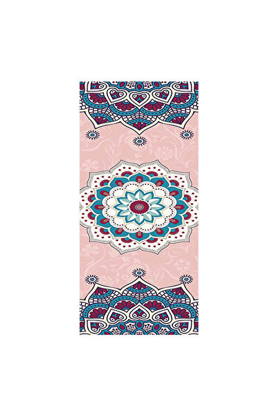 TSUMAB سجادة يوغا مطبوع ماندالا مع حزام حمل - سجادة لياقة بدنية وتمارين رياضي...