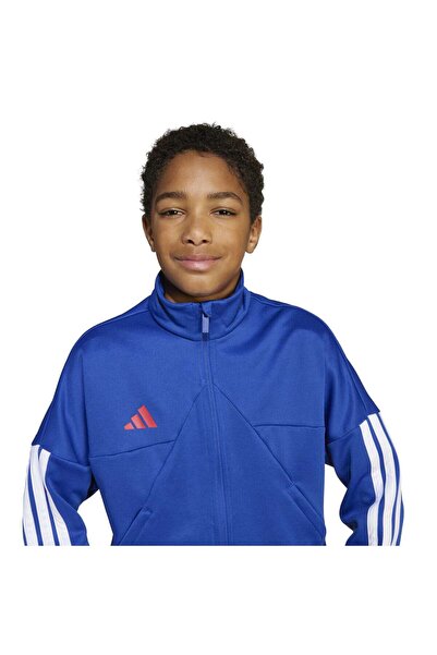 adidas Детско сако с висока яка в тъмносин цвят от House Of Tiro