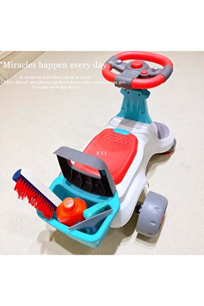 Generic 2-in-1 Interactive Cleaning Car Toy with Tools