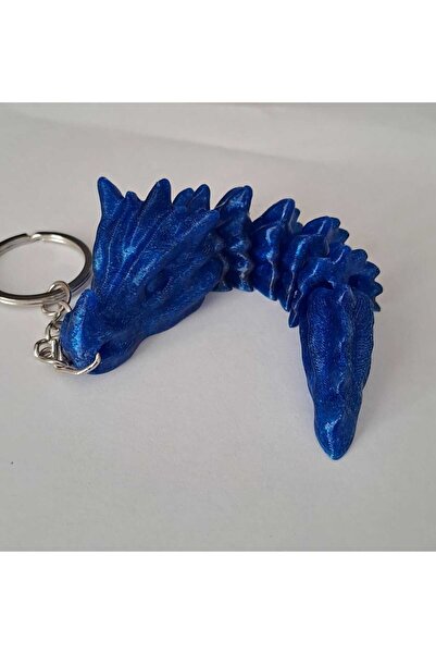 CosmosCraft Dragon-Shaped, Movable Keychain. Plastic 11 cm