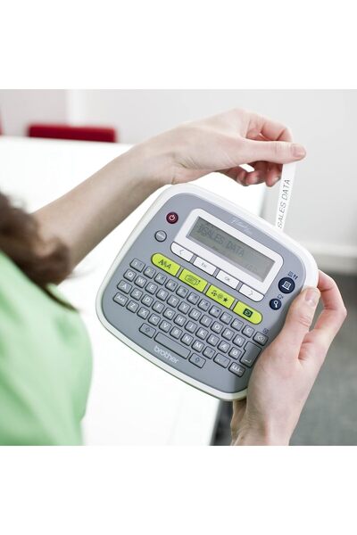 Brother PT-D200AR Label Printer, Portable Label Maker, English, Arabic & Farsi Keyboard, Up to 12mm